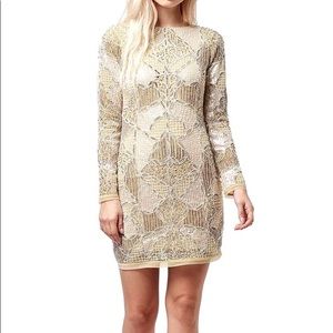 Topshop Gigi Beaded Dress Size 2P